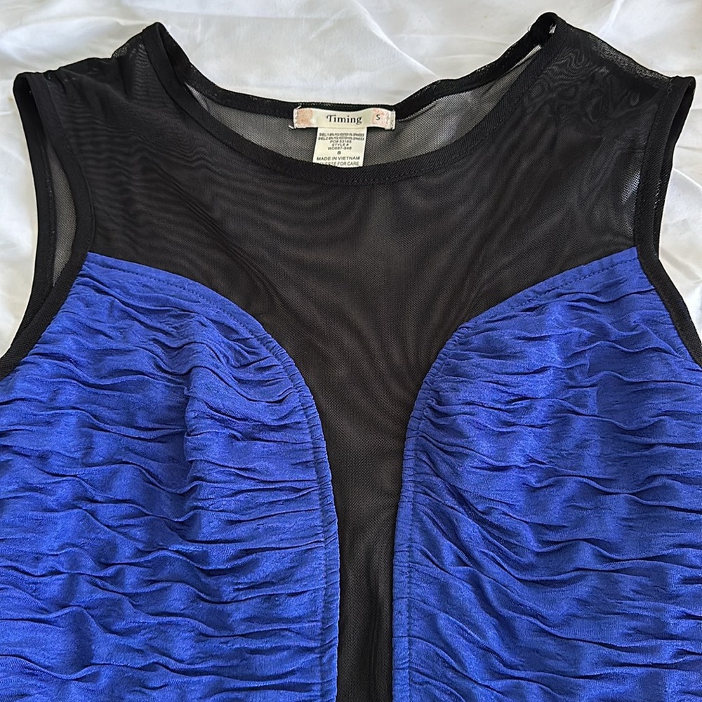 BLUE-BLACK DRESS - Picture 2 of 6